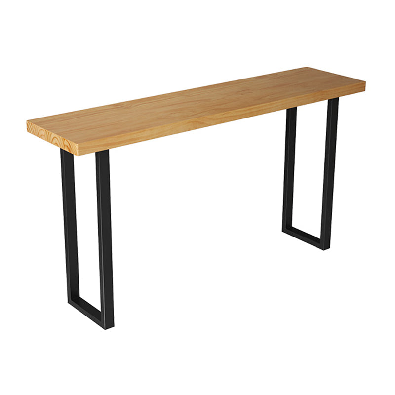 Industrial Rectangle Bar Table Set 1/7 Pieces Solid Wood Counter Table