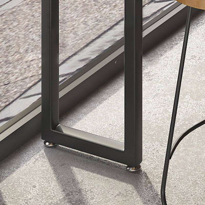 Industrial Rectangle Bar Table Set 1/7 Pieces Solid Wood Counter Table