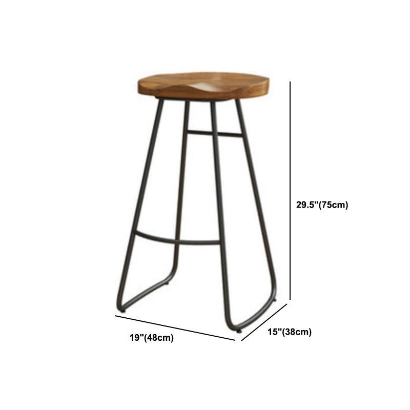 Industrial Rectangle Bar Table Set 1/7 Pieces Solid Wood Counter Table