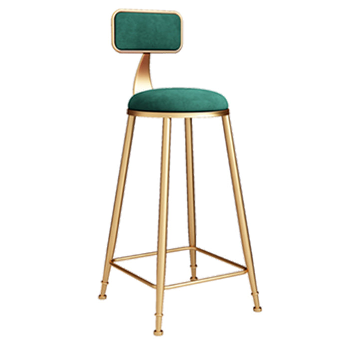 Glam 1/7 Pieces Bar Table Set Rectangle Stone Counter Table with High Stools