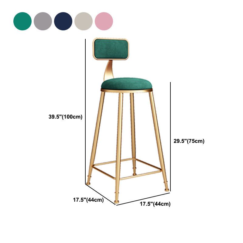 Glam 1/7 Pieces Bar Table Set Rectangle Stone Counter Table with High Stools