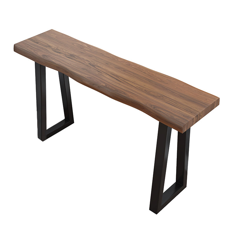 Industrial Counter Height Set 1/2/3 Pcs Solid Wood Bar Table and Stools