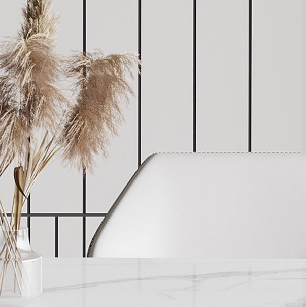 Contemporary Dining Set 1/4/5/7 Pcs Dining Table Set with Sintered Stone Top