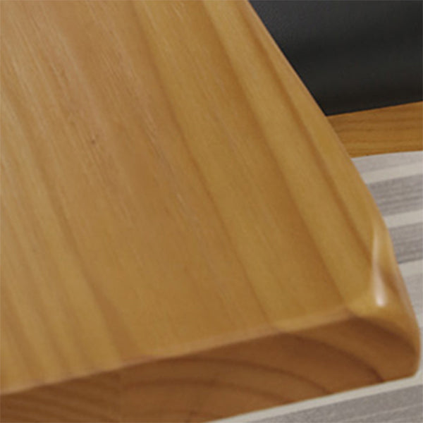 Industrial Dining Set 1/2/4/5 Pieces Solid Wood Double Pedestal Dinette Set