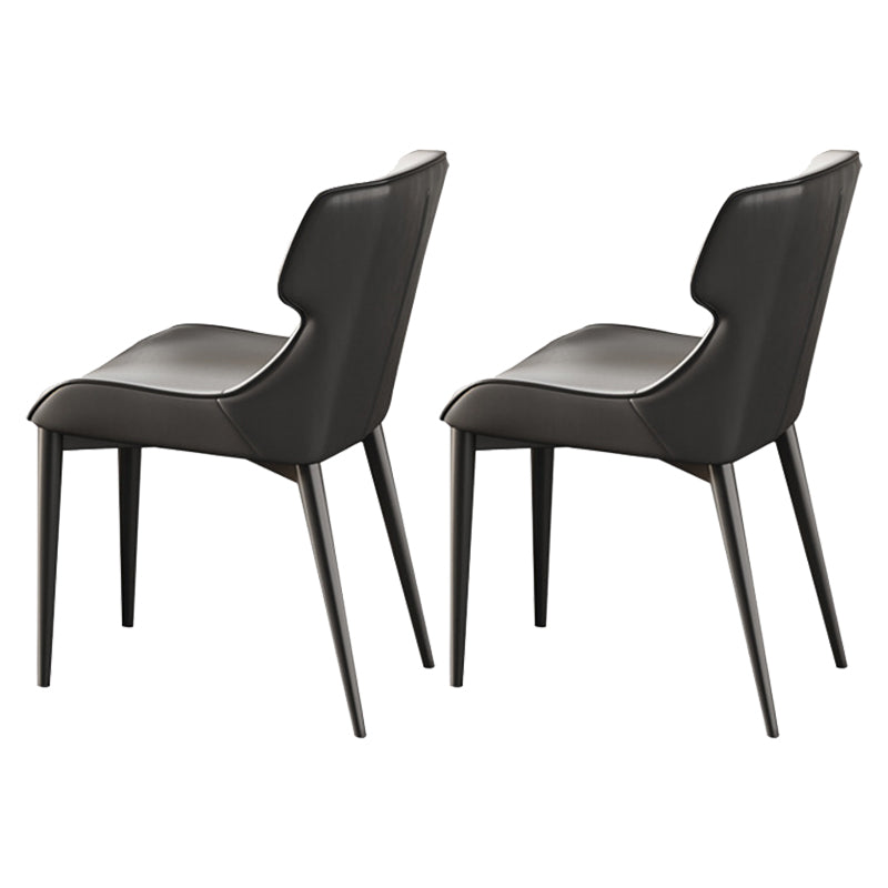 Modern Sintered Stone Top Dining Set Rectangle 1/2/5/7 Pieces Dinette Table Set in White