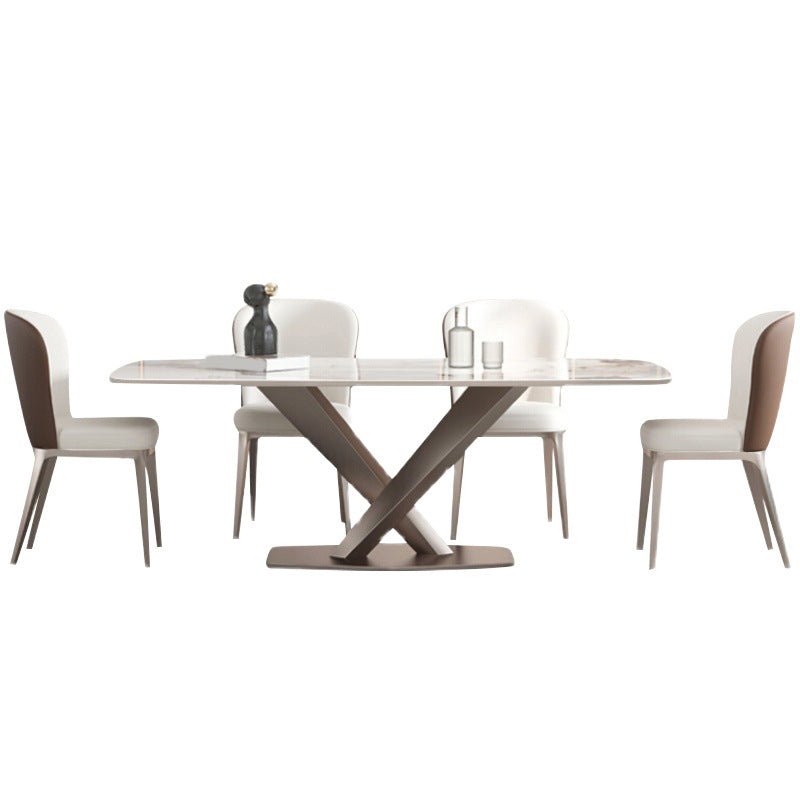 Modern Dining Set Stone 1/4/5/7 Pieces Dining Furniture for Home