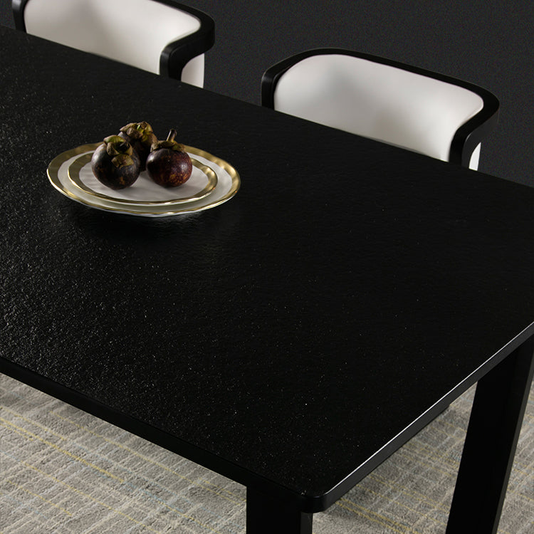 Rectangle Dining Table Sintered Stone Dining Table with 4 Legs