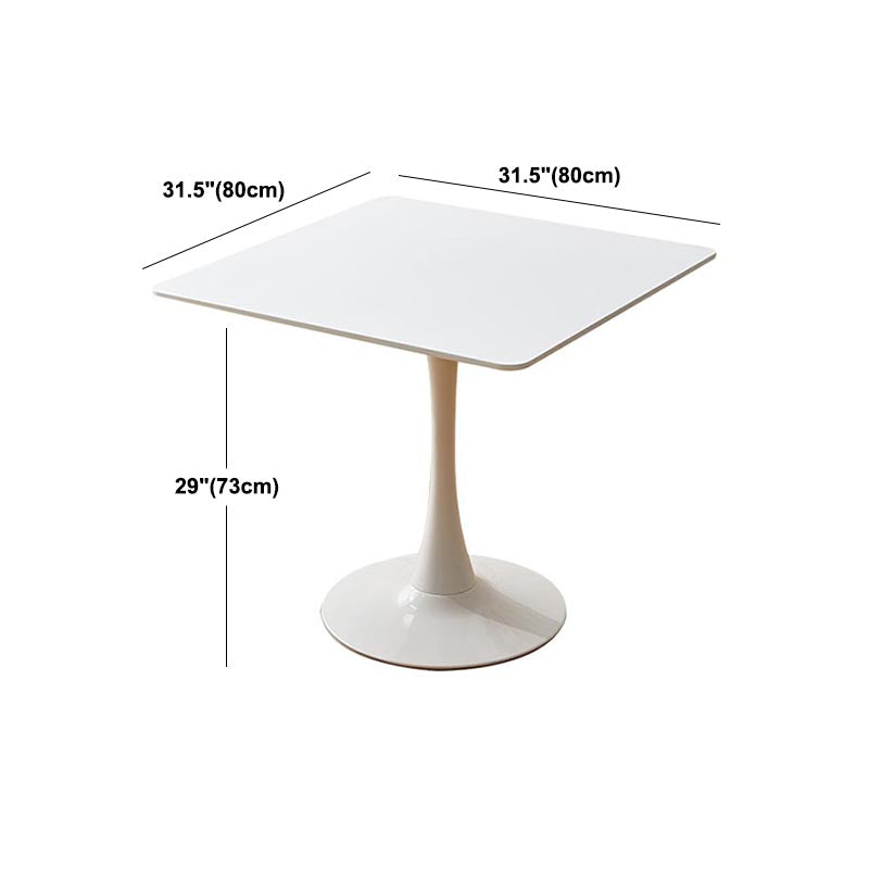 Modern White Manufactured Wood Table Home Tulip Dining Table