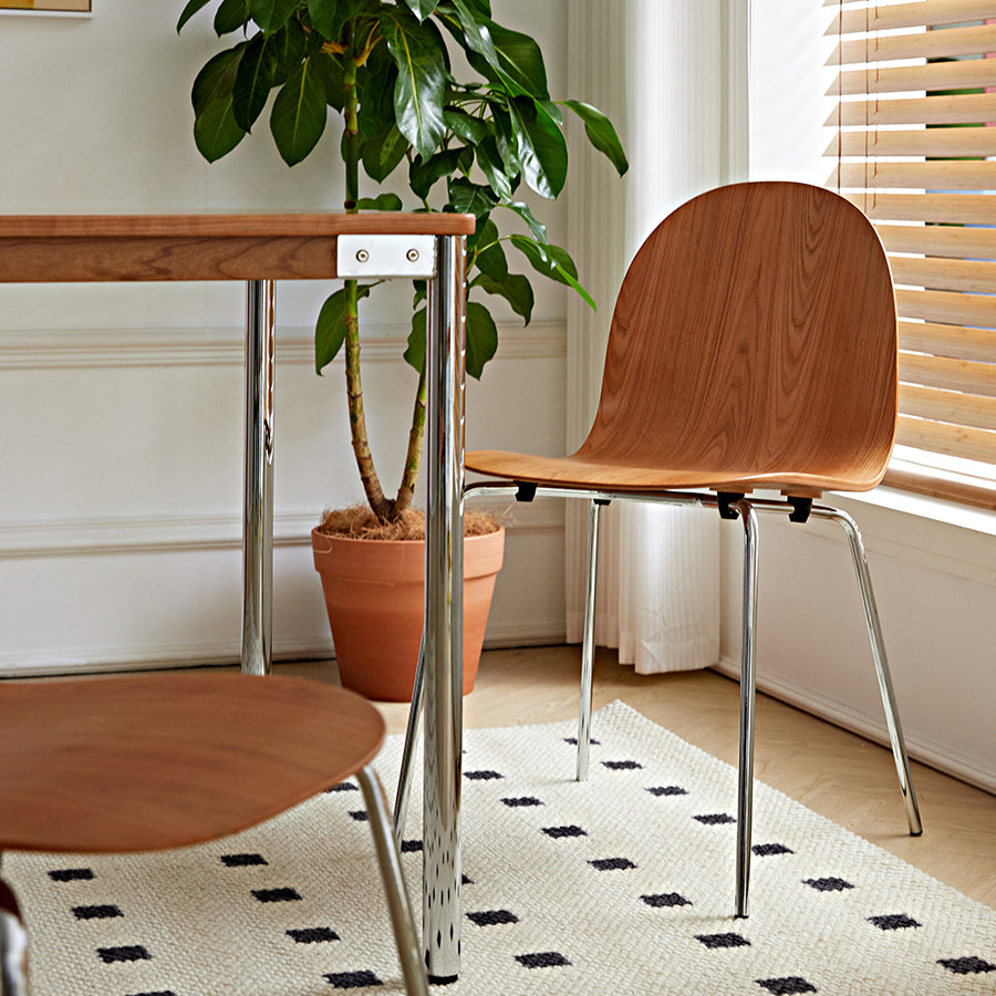 Solid Wood Dining Accent Chair Contemporary Side Dining Chairs