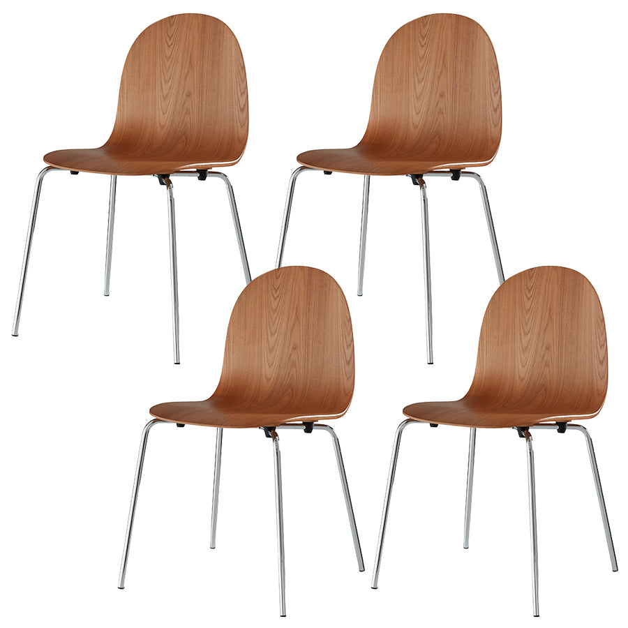 Solid Wood Dining Accent Chair Contemporary Side Dining Chairs