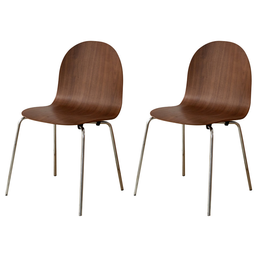 Solid Wood Dining Accent Chair Contemporary Side Dining Chairs