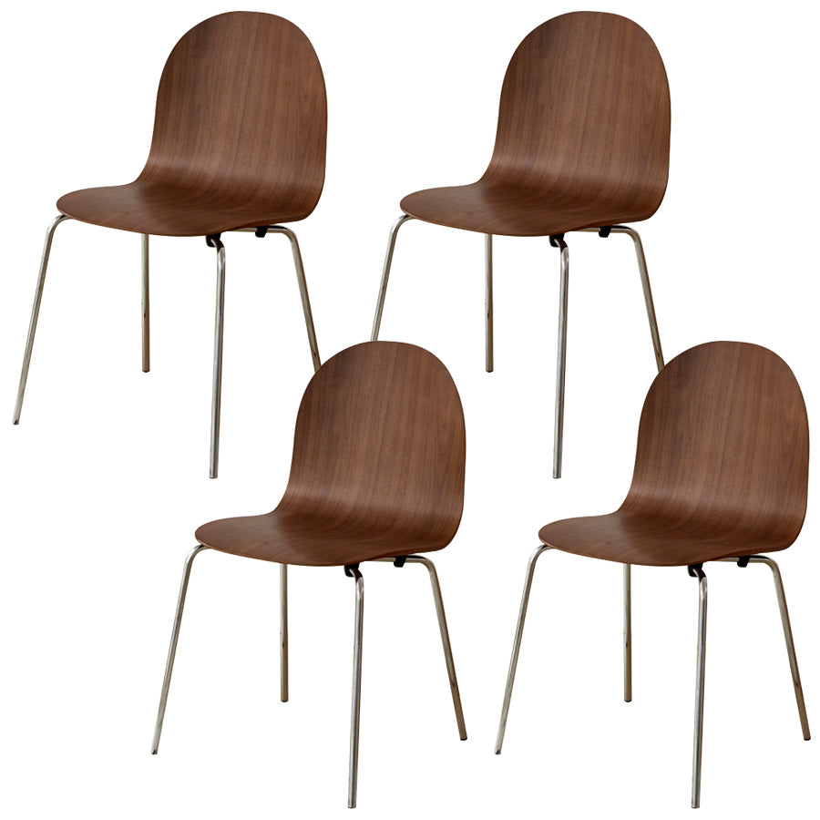 Solid Wood Dining Accent Chair Contemporary Side Dining Chairs