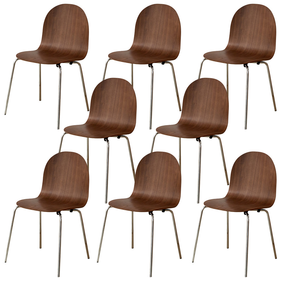 Solid Wood Dining Accent Chair Contemporary Side Dining Chairs