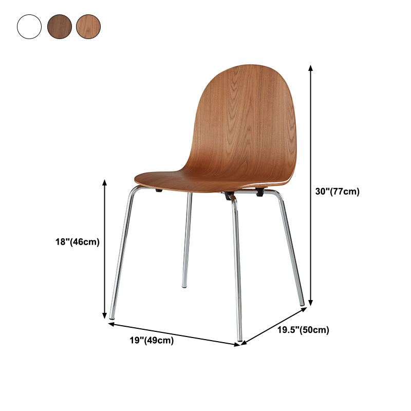 Solid Wood Dining Accent Chair Contemporary Side Dining Chairs