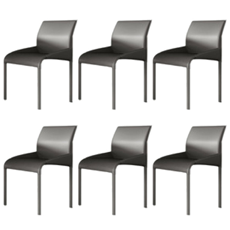 Upholstered Dining Accent Chair Faux Leather Dining Chair for Home