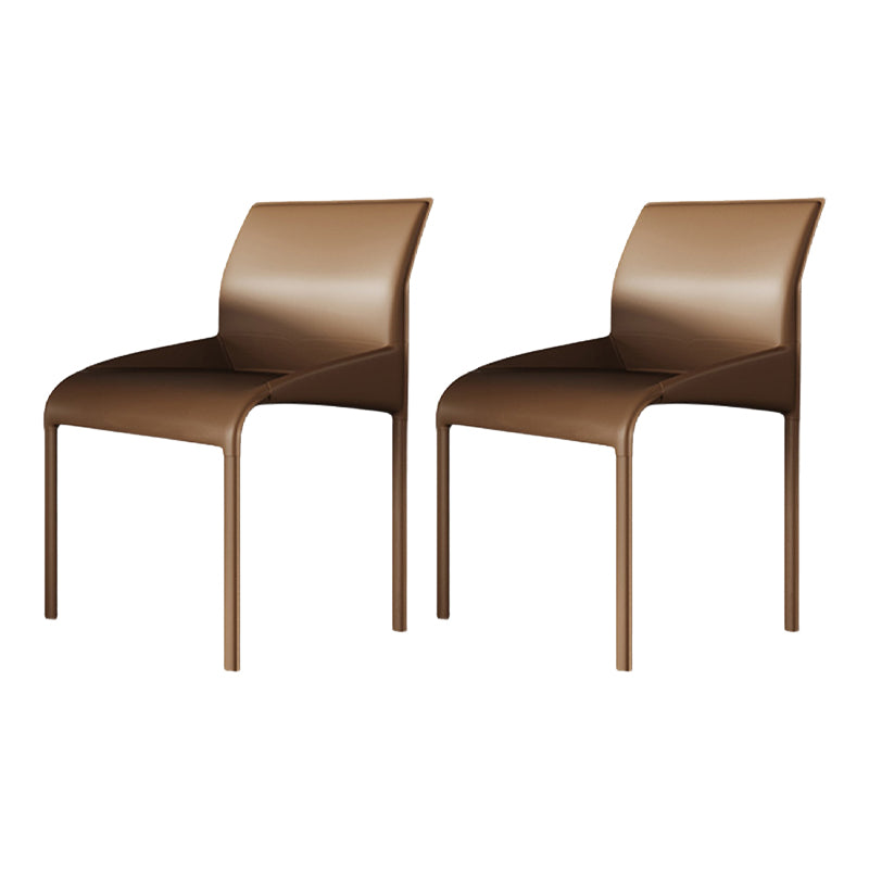 Upholstered Dining Accent Chair Faux Leather Dining Chair for Home