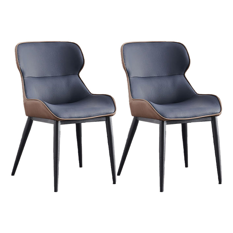 Industrial Dining Room Chair Upholstered Armless Dining Chairs