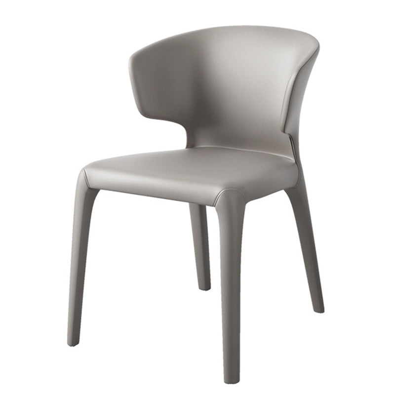 Faux Leather Dining Accent Chair Wingback Arm Chair for Home