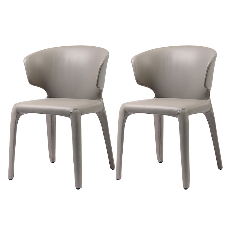 Faux Leather Dining Accent Chair Wingback Arm Chair for Home