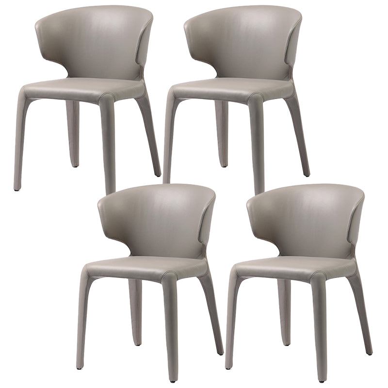 Faux Leather Dining Accent Chair Wingback Arm Chair for Home