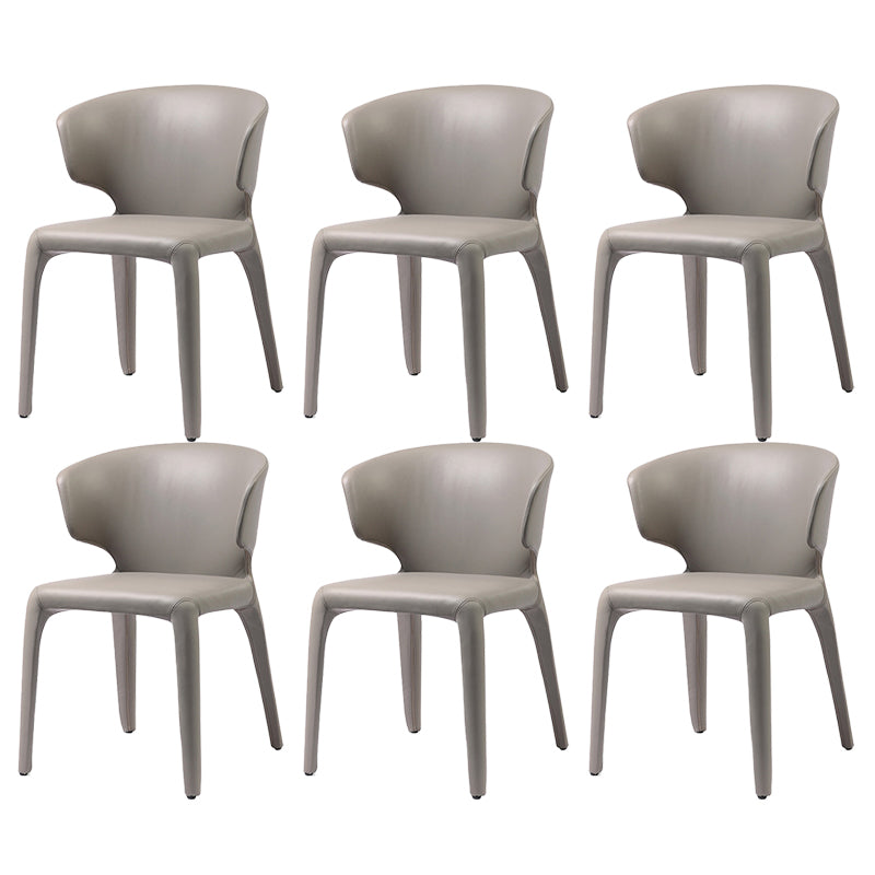 Faux Leather Dining Accent Chair Wingback Arm Chair for Home