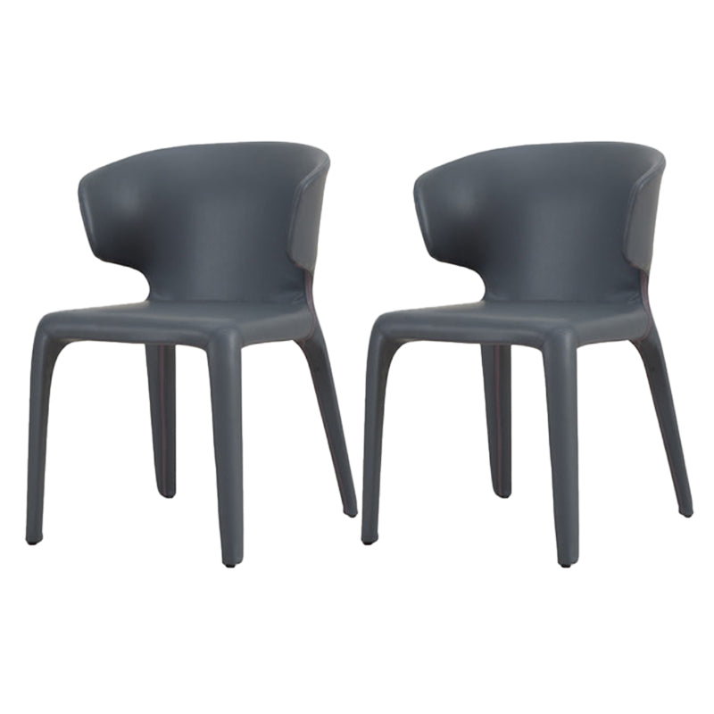 Faux Leather Dining Accent Chair Wingback Arm Chair for Home