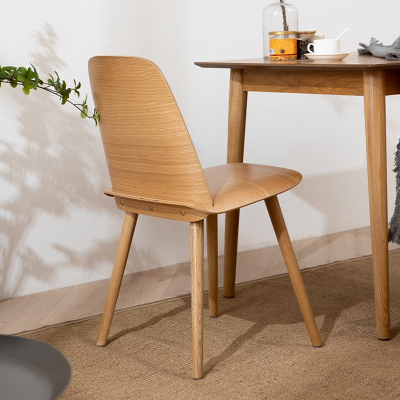 Solid Wood Dining Accent Chair Contemporary Dining Side Chair
