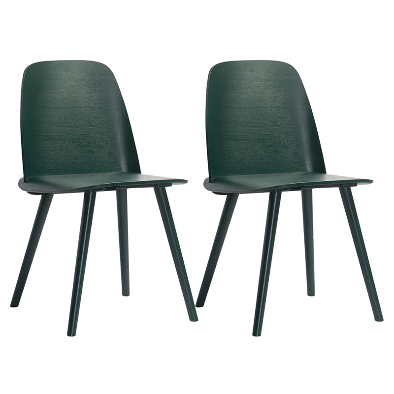 Solid Wood Dining Accent Chair Contemporary Dining Side Chair
