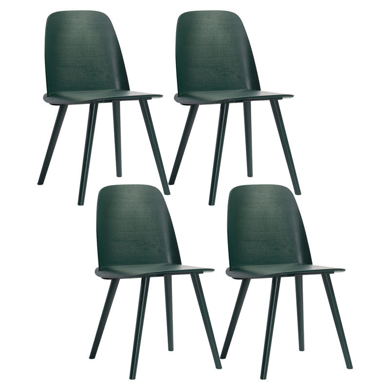 Solid Wood Dining Accent Chair Contemporary Dining Side Chair