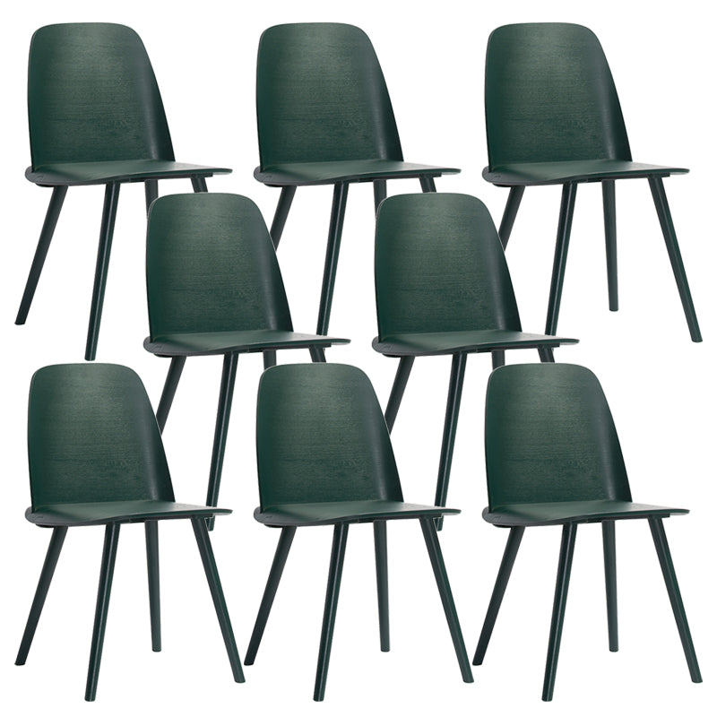 Solid Wood Dining Accent Chair Contemporary Dining Side Chair