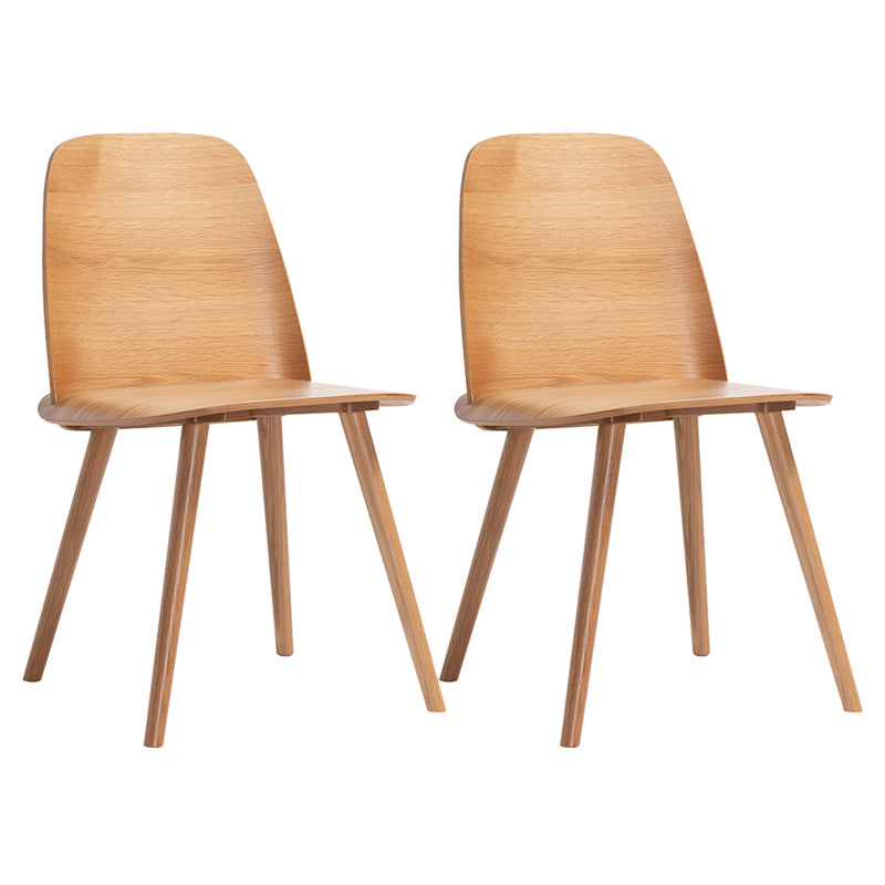 Solid Wood Dining Accent Chair Contemporary Dining Side Chair