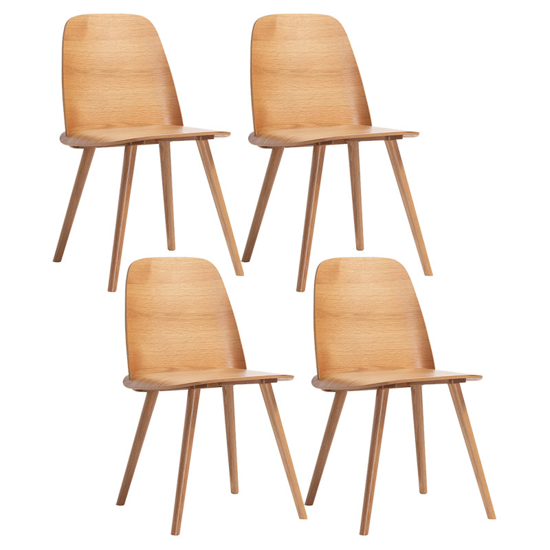 Solid Wood Dining Accent Chair Contemporary Dining Side Chair