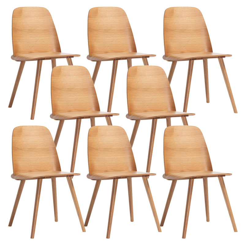 Solid Wood Dining Accent Chair Contemporary Dining Side Chair