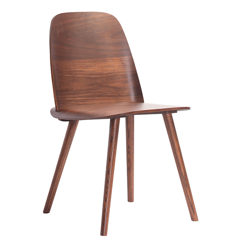 Solid Wood Dining Accent Chair Contemporary Dining Side Chair