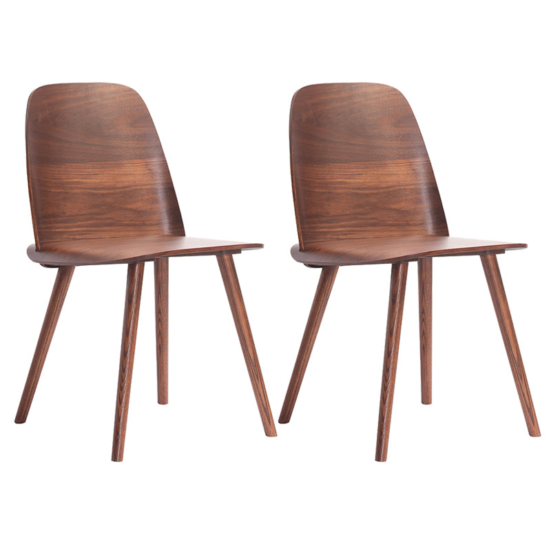 Solid Wood Dining Accent Chair Contemporary Dining Side Chair