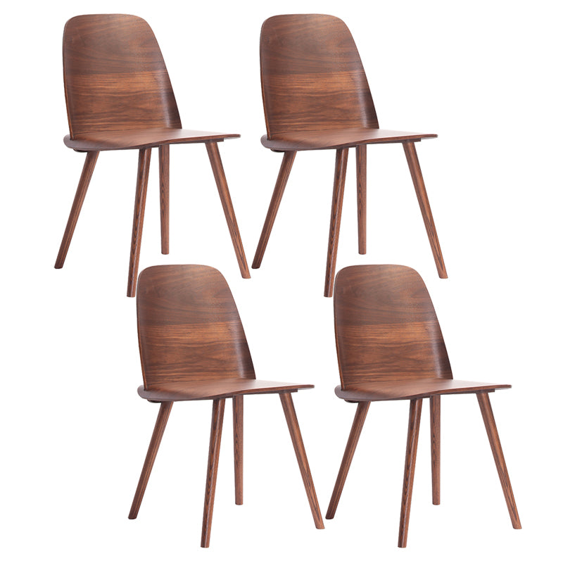 Solid Wood Dining Accent Chair Contemporary Dining Side Chair