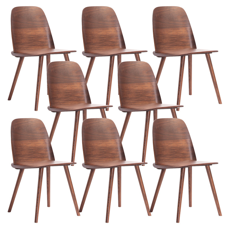 Solid Wood Dining Accent Chair Contemporary Dining Side Chair