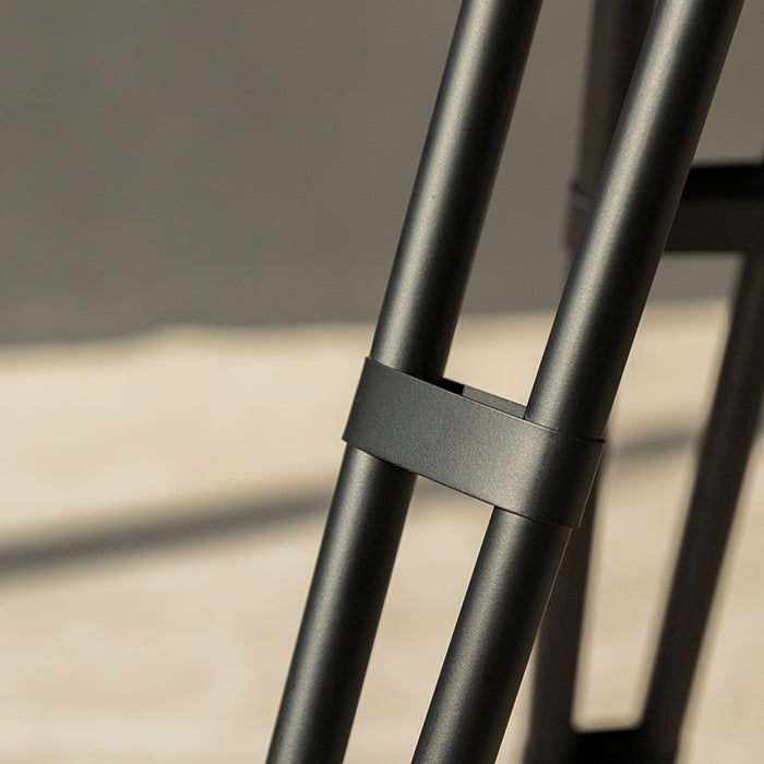 Industrial Adjustable Height Bar Stool Iron Round Armless Bar Stool