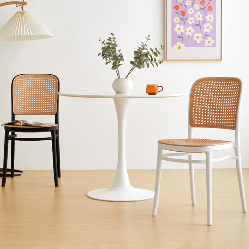 Modern Plastic Frame Counter Bar Stool Footrest Armless Stool