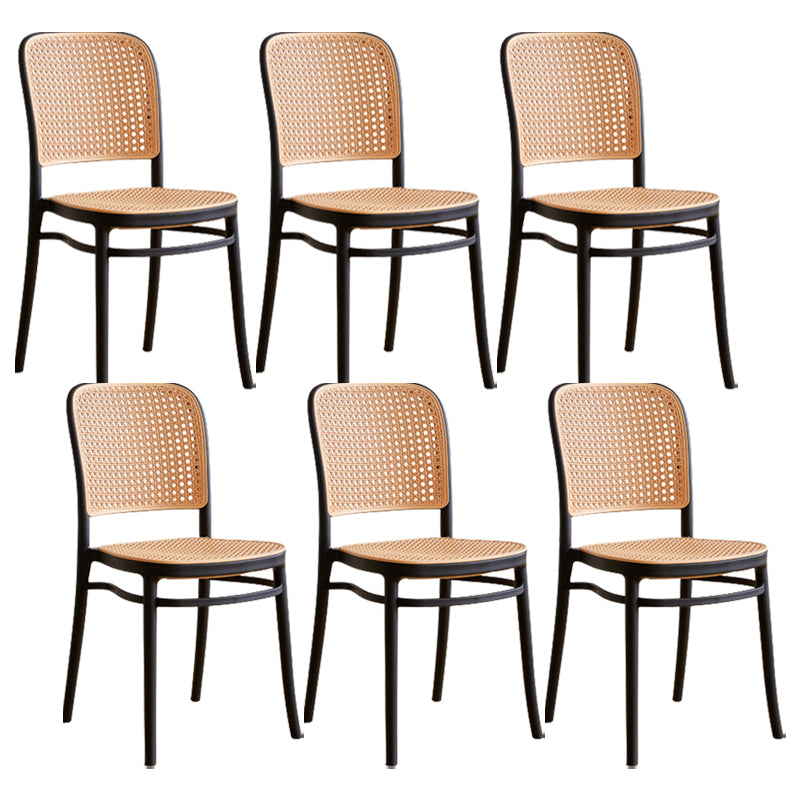 Modern Plastic Frame Counter Bar Stool Footrest Armless Stool