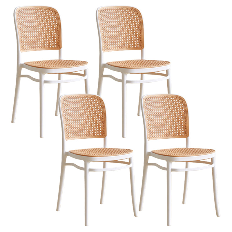 Modern Plastic Frame Counter Bar Stool Footrest Armless Stool