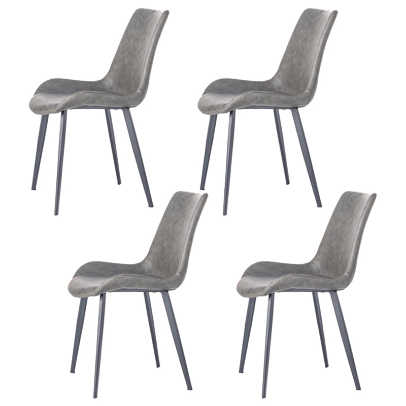 Contemporary Dining Table Set 1/4/5/7 Pcs Black Sintered Stone Top Table with Side Chairs