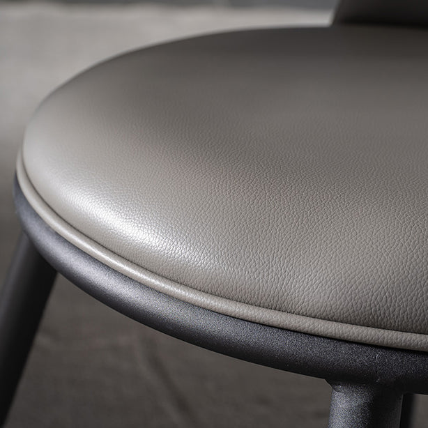 Contemporary Dining Table Set 1/4/5/7 Pcs Black Sintered Stone Top Table with Side Chairs