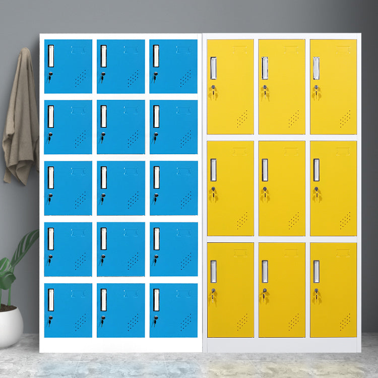 Metal Matte Finish Cabinet Contemporary Storage Cabinet with Hinged Door