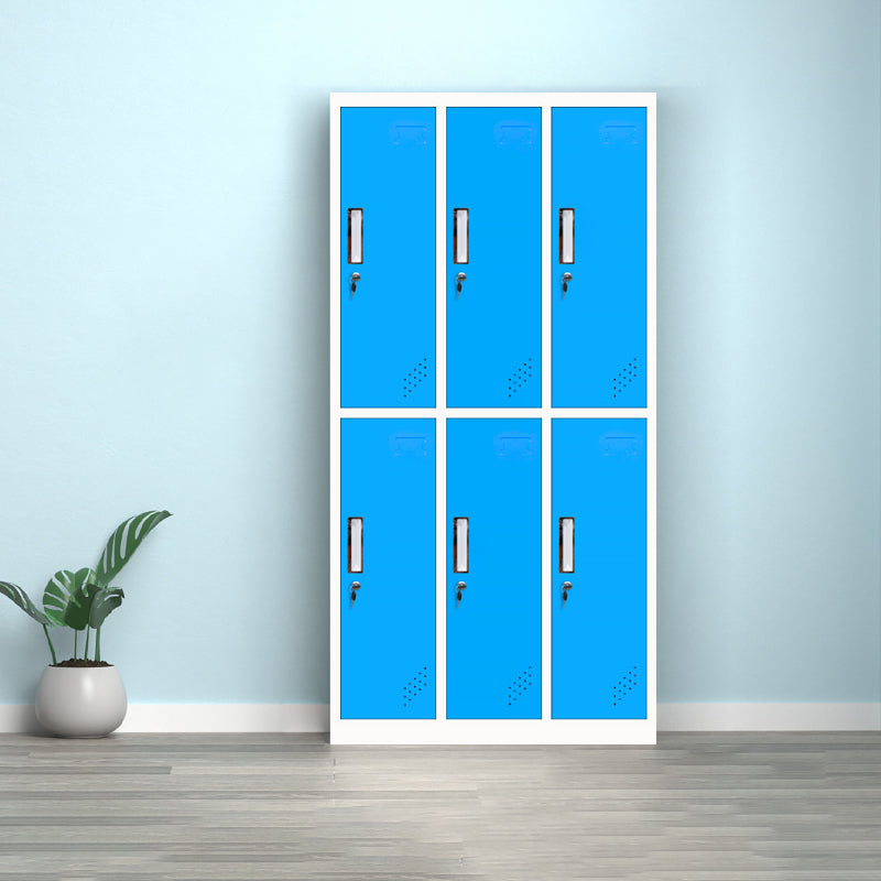 Metal Matte Finish Cabinet Contemporary Storage Cabinet with Hinged Door