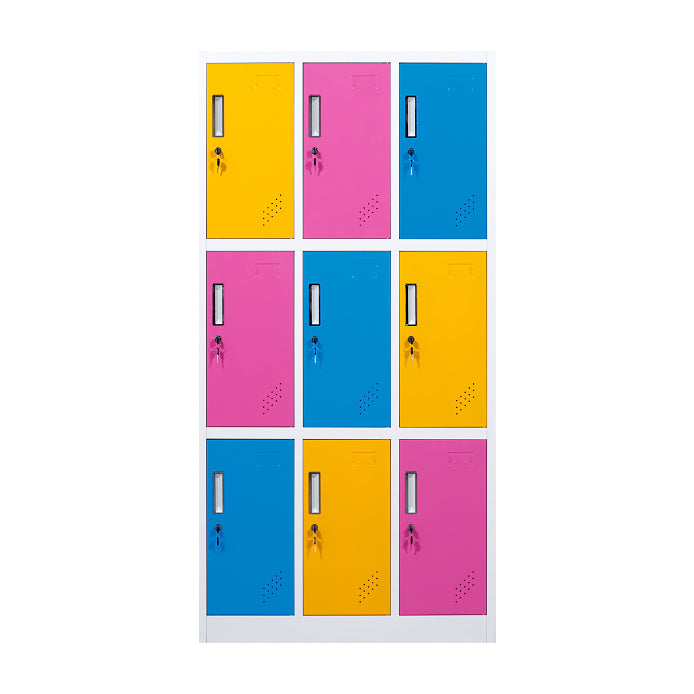 Metal Matte Finish Cabinet Contemporary Storage Cabinet with Hinged Door