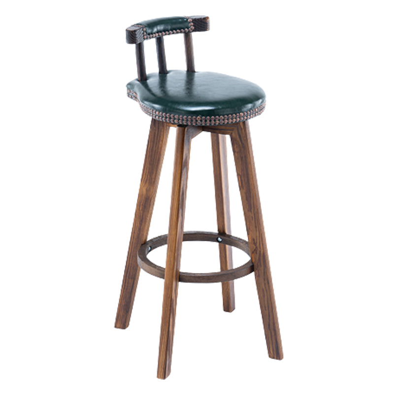 Modern Wooden Barstool Fabric Cushion in Matte Finish for Indoor