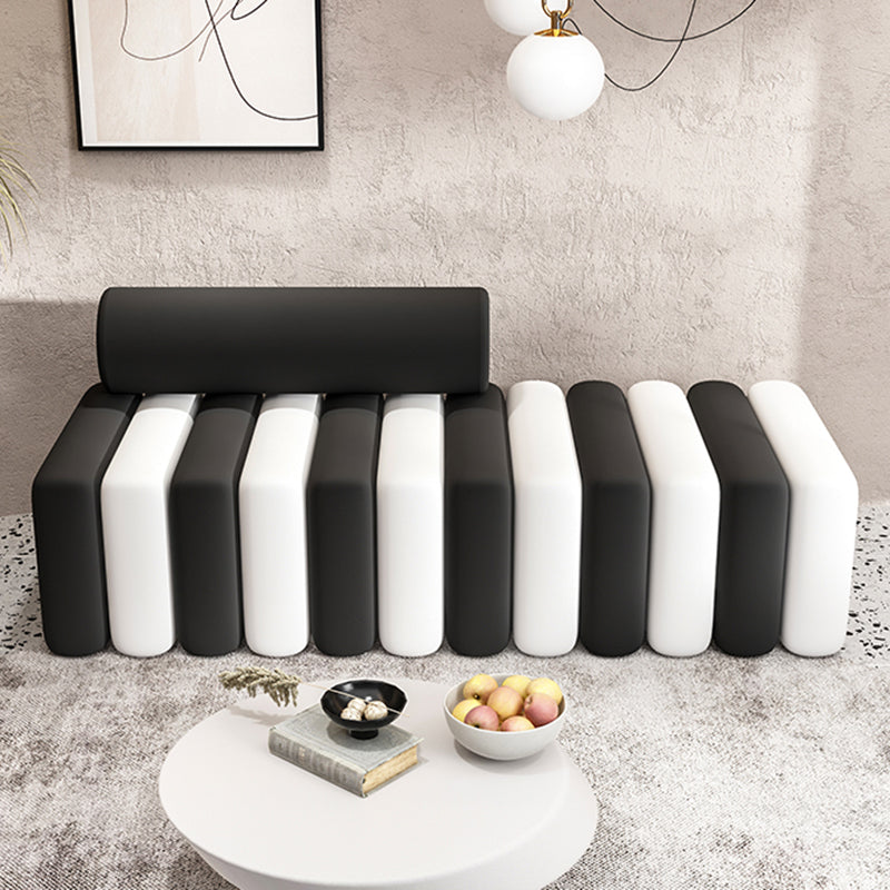 Velvet Contemporary Standard Sofa Armless Sofa for Living Room, Apartment