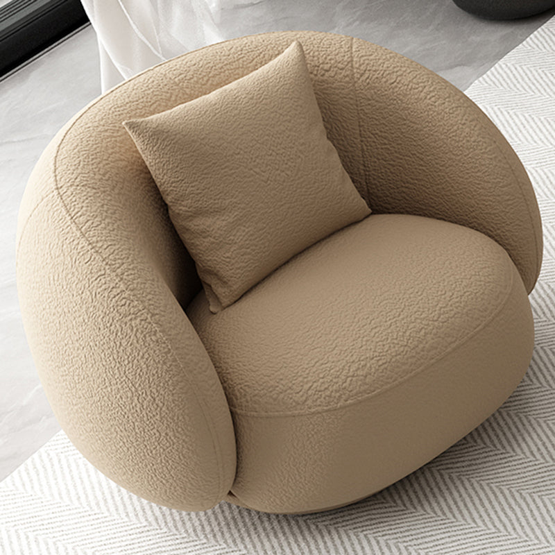 Modern Style Sofa with Curved Back and Padded Sponge Seat Sofa