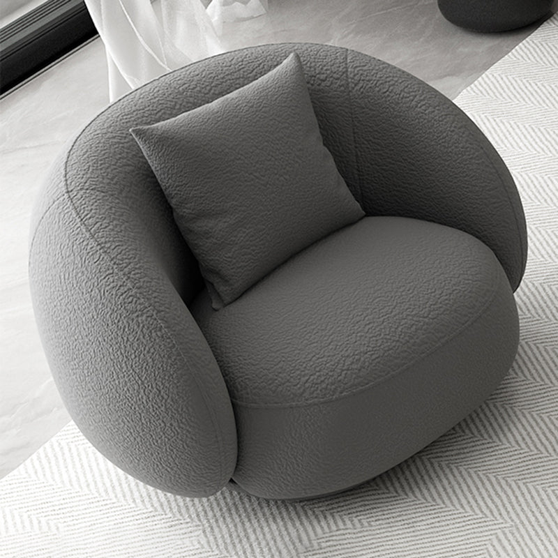 Modern Style Sofa with Curved Back and Padded Sponge Seat Sofa